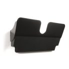 DURABLE Prospektustartó, fali, fekvő, A4, mágneses, DURABLE "FLEXIPLUS", fekete