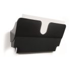 DURABLE Prospektustartó, fali, fekvő, A4, mágneses, DURABLE "FLEXIPLUS", fekete