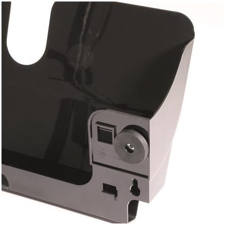 DURABLE Prospektustartó, fali, fekvő, A4, mágneses, DURABLE "FLEXIPLUS", fekete