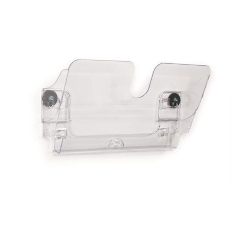 DURABLE Prospektustartó, fali, fekvő, A4, mágneses, DURABLE "FLEXIPLUS", áttetsző