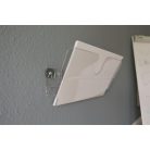 DURABLE Prospektustartó, fali, fekvő, A4, mágneses, DURABLE "FLEXIPLUS", áttetsző