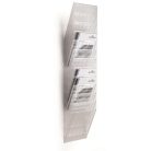 DURABLE Prospektustartó, fali, álló, A4, DURABLE "FLEXIBOXX 12", áttetsző