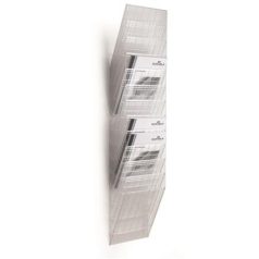   DURABLE Prospektustartó, fali, álló, A4, DURABLE "FLEXIBOXX 12", áttetsző