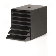   DURABLE Irattároló, műanyag, 7 fiókos, DURABLE "Idealbox Plus", antracit