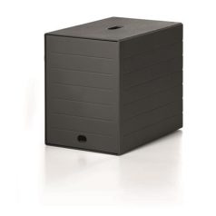   DURABLE Irattároló, műanyag, 7 fiókos, DURABLE "Idealbox Plus", antracit