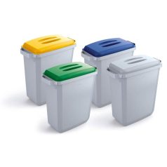   DURABLE Tető, 60 l-es szemeteshez, műanyag, DURABLE "Durabin®", kék