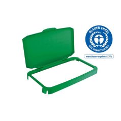   DURABLE Nyitható tető, 60 l-es szemeteshez, műanyag, DURABLE "Durabin®", zöld