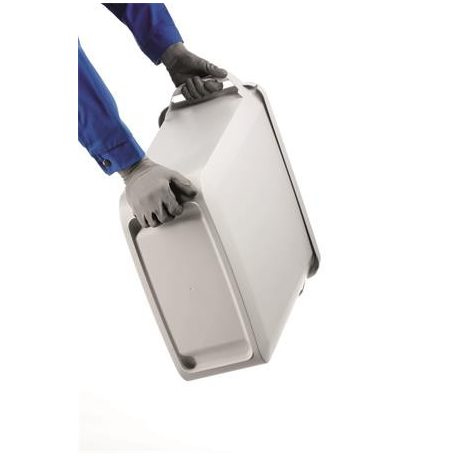 DURABLE Szemetes, 60 l, műanyag, DURABLE "DURABIN ECO", szürke