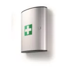 DURABLE Elsősegélyláda, 3 részes, üres, DURABLE, "L", ezüst