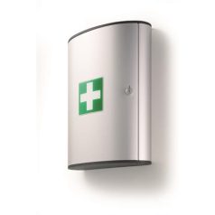   DURABLE Elsősegélyláda, 3 részes, üres, DURABLE, "L", ezüst