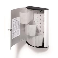   DURABLE Elsősegélyláda, 3 részes, üres, DURABLE, "L", ezüst
