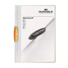 DURABLE Gyorsfűző, klipes, A4, DURABLE "Swingclip® 30", narancs
