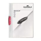 DURABLE Gyorsfűző, klipes, A4, DURABLE "Swingclip® 30", bíbor