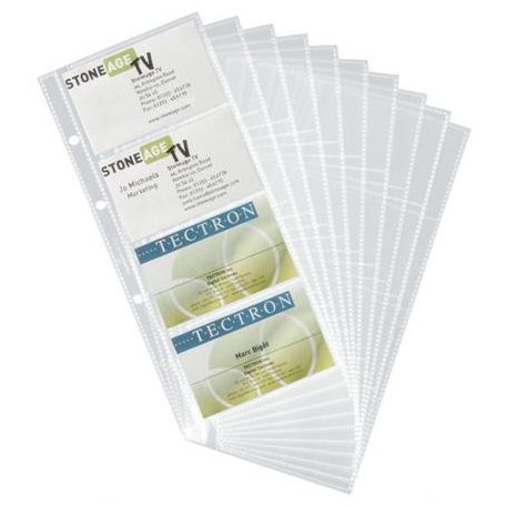 DURABLE Névjegytartó betét, bővítő szett, DURABLE "VISIFIX®"