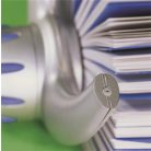 DURABLE Névjegykártyatartó, műanyag, 400 db-os, forgatható, fekvő, DURABLE, "VISIFIX®", ezüst