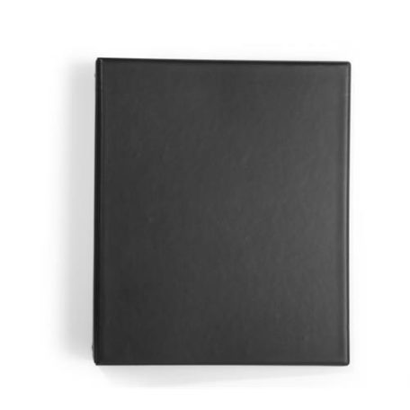 DURABLE Névjegytartó, 400 db-os, gyűrűs, DURABLE "VISIFIX® Economy", fekete