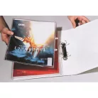 DURABLE Prezentációs mappa, PP, A4, lefűzhető, DURABLE, áttetsző