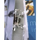 DURABLE Prezentációs mappa, PP, A4, lefűzhető, DURABLE, áttetsző