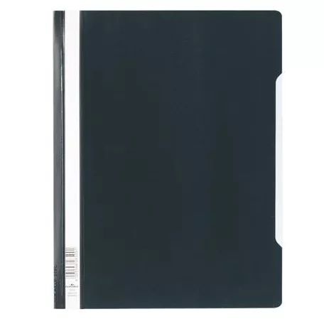 DURABLE Gyorsfűző, PP, A4+, DURABLE, fekete