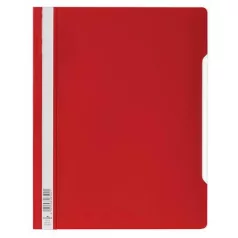 DURABLE Gyorsfűző, PP, A4+, DURABLE, piros