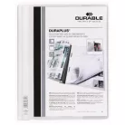 DURABLE Gyorsfűző, A4, széles, panorámás, DURABLE "DURAPLUS®", fehér