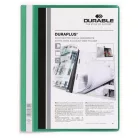 DURABLE Gyorsfűző, A4, széles, panorámás, DURABLE "DURAPLUS®", zöld