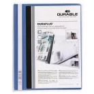 DURABLE Gyorsfűző, A4, széles, panorámás, DURABLE "DURAPLUS®", kék