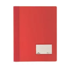   DURABLE Gyorsfűző, A4, extra erős, széles, DURABLE, piros