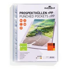   DURABLE Genotherm, lefűzhető, PP, A4, 80 mikron, DURABLE "rPP"