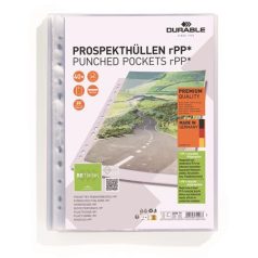   DURABLE Genotherm, lefűzhető, PP, A4, 80 mikron, DURABLE "PREMIUM"