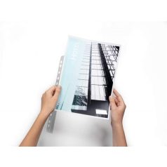 DURABLE Iratsín, 6 mm, 1-60 lap, DURABLE, áttetsző