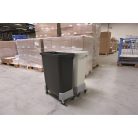 DURABLE Szállítókocsi, 60 liter, rPP, DURABLE, grafit