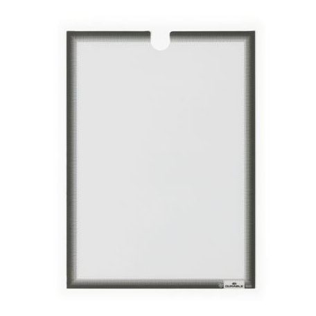 DURABLE Dokumentumtartó, A4, öntapadó, DURABLE, szürke