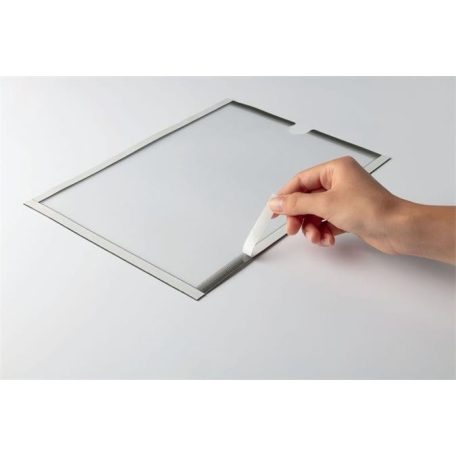 DURABLE Dokumentumtartó, A4, öntapadó, DURABLE, szürke