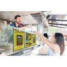 DURABLE Dokumentumtartó, A4, öntapadó, DURABLE, szürke