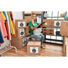 DURABLE Dokumentumtartó, A4, öntapadó, DURABLE, szürke