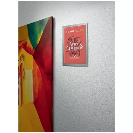 DURABLE Dokumentumtartó, A4, mágneses, DURABLE, szürke