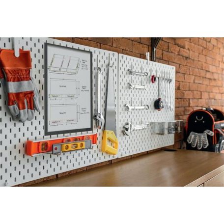 DURABLE Dokumentumtartó, A4, mágneses, DURABLE, szürke