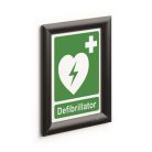 DURABLE Posztertábla, fali, A5, alumínium keret, DURABLE, fekete