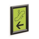 DURABLE Posztertábla, fali, A5, alumínium keret, DURABLE, fekete