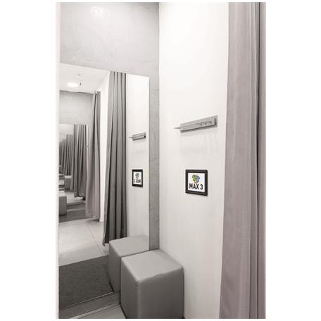 DURABLE Posztertábla, fali, A5, alumínium keret, DURABLE, fekete