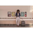 DURABLE Posztertábla, fali, A5, alumínium keret, DURABLE, fekete