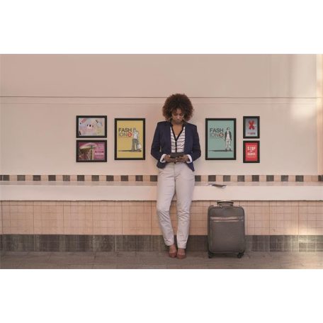 DURABLE Posztertábla, fali, A5, alumínium keret, DURABLE, fekete