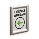 DURABLE Posztertábla, fali, A5, alumínium keret, DURABLE