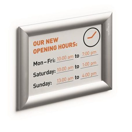 DURABLE Posztertábla, fali, A5, alumínium keret, DURABLE