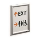 DURABLE Posztertábla, fali, A4, alumínium keret, DURABLE