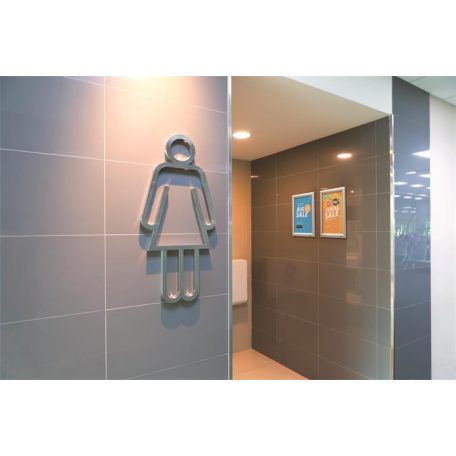 DURABLE Posztertábla, fali, A4, alumínium keret, DURABLE