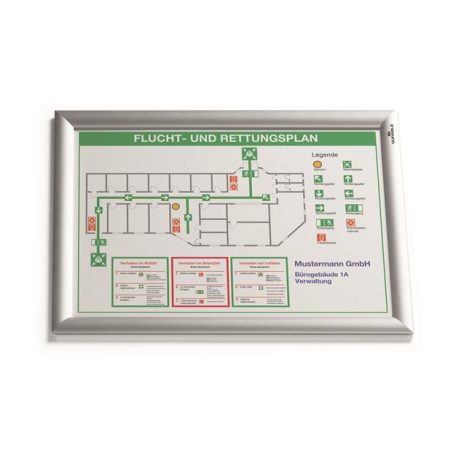 DURABLE Posztertábla, fali, A3, alumínium keret, DURABLE