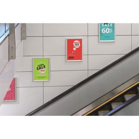 DURABLE Posztertábla, fali, A3, alumínium keret, DURABLE