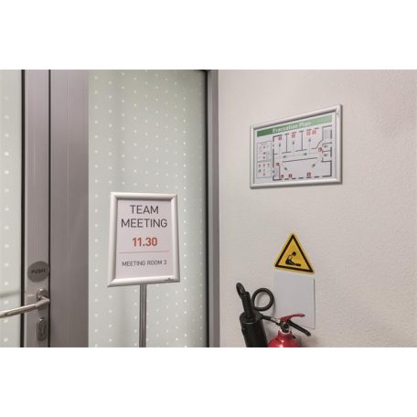 DURABLE Posztertábla, fali, A3, alumínium keret, DURABLE